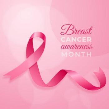 Free Vector | Realistic breast cancer awareness month illustration