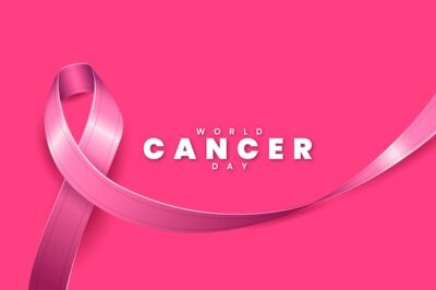 Free Vector | Realistic world cancer day ribbon