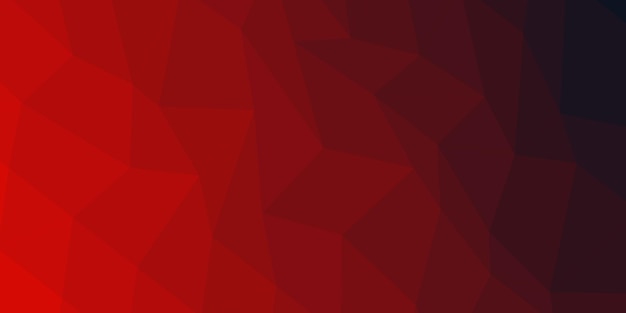 Free Vector | Red and black low poly background