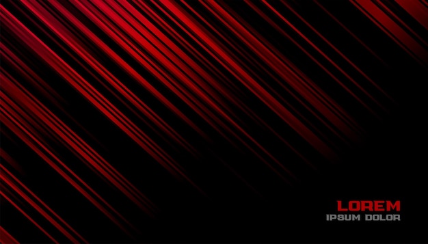 Free Vector | Red and black motion lines background design