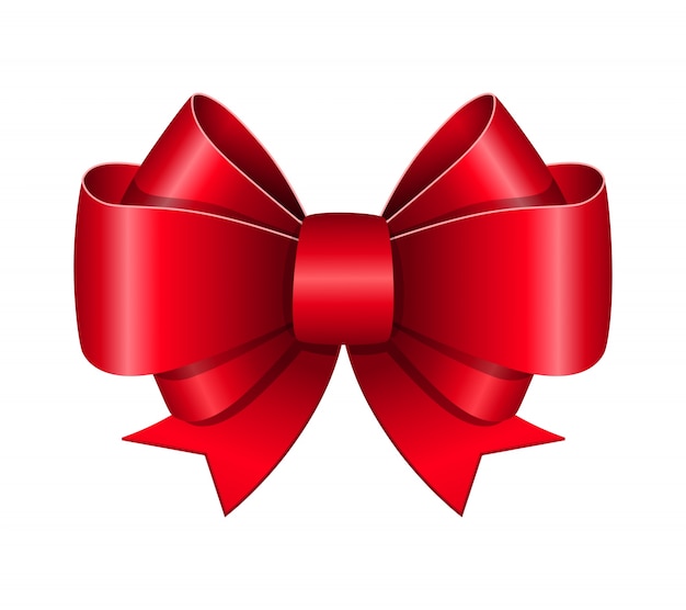 Free Vector | Red bow symbol