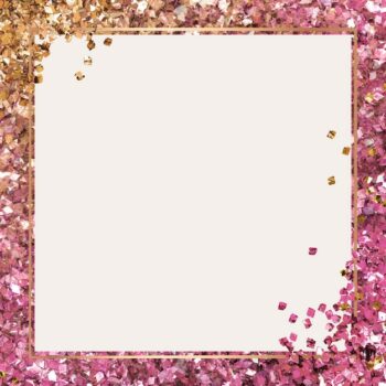 Free Vector | Shiny frame  pink gradient background