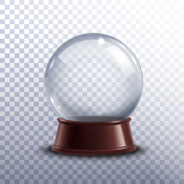 Free Vector | Snow globe transparent