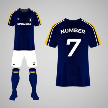 Free Vector | Soccer uniform concept