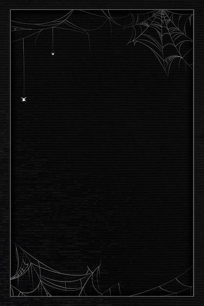 Free Vector | Spider web element onblack background template vector