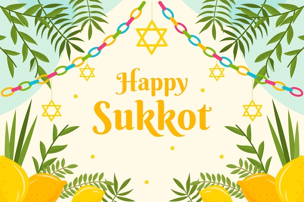 Free Vector | Sukkot background