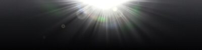 Free Vector | Sunlight rays with lens glare and rainbow