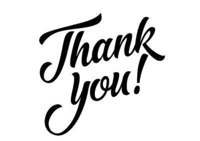 Free Vector | Thank you lettering