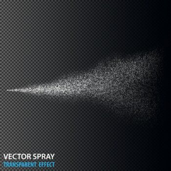Free Vector | Transparent water spray cosmetic dust and dots
