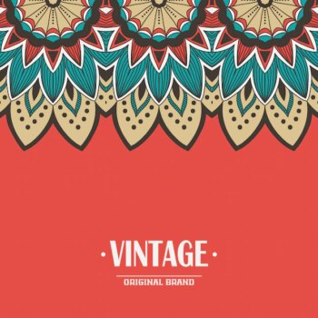 Free Vector | Tribal vintage background