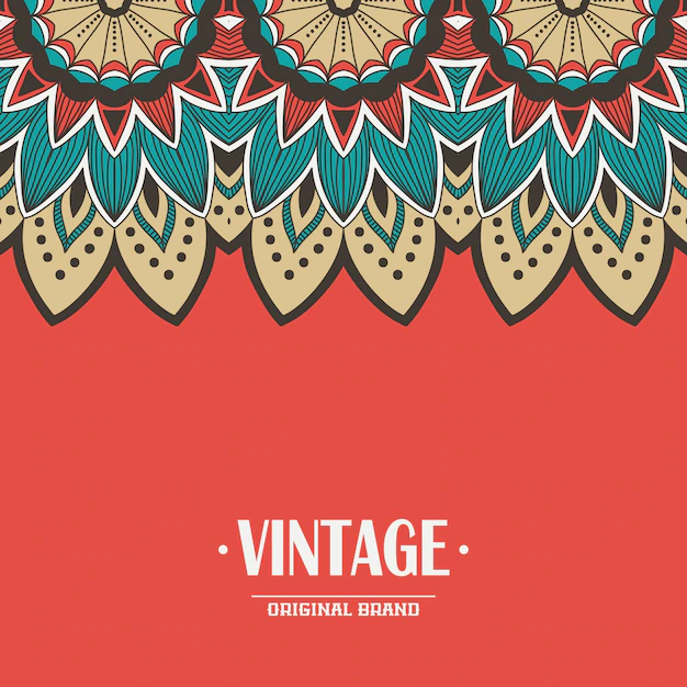 Free Vector | Tribal vintage background