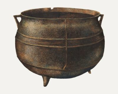 Free Vector | Vintage cauldron illustration vector, remixed from the artwork by edward albritton