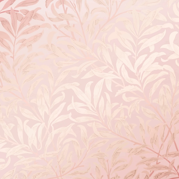 Free Vector | Vintage floral background, pink pattern in aesthetic design vector