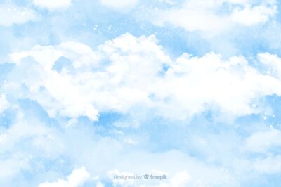 Free Vector | Watercolor clouds background
