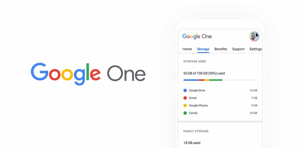 Google One Mod Apk v1.161.475370365 (Ad-Free)