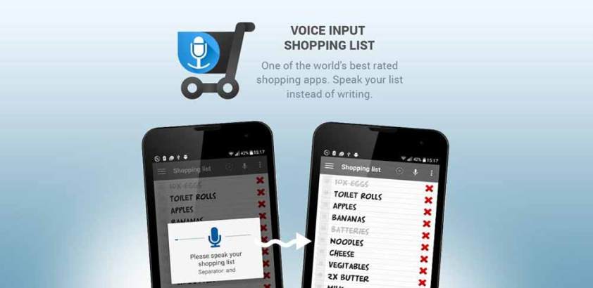 Shopping list voice input PRO Apk,