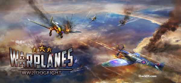 Warplanes WW2 Dogfight Mod Apk 2.2.5 (Hack, Unlimited Gold/Silver/Fuel)