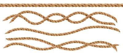 Free Vector | Realistic rope collection