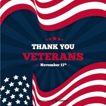 Free Vector | Veteran's day banner