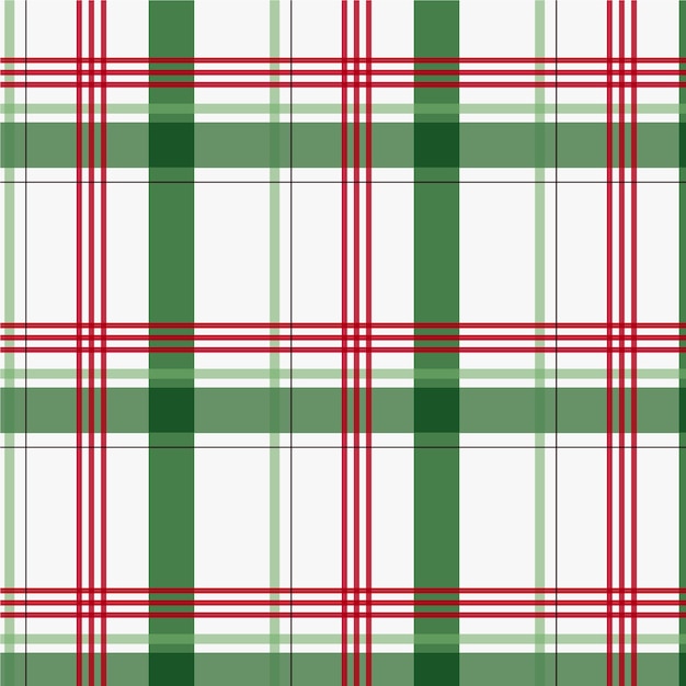 Free Vector | Flat christmas plaid pattern design