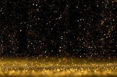 Free Photo | Close up of golden glitter
