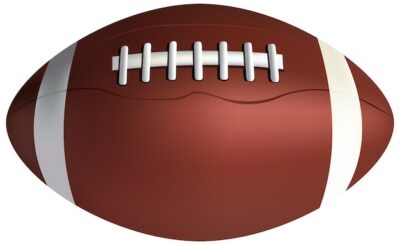 Free Vector | 3d rugby ball isolated