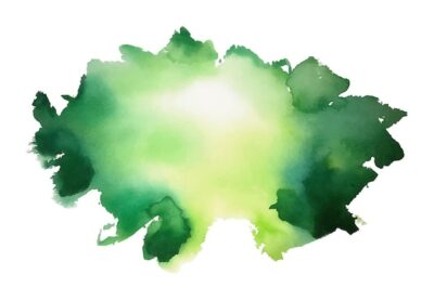 Free Vector | Abstract green watercolor stain texture background