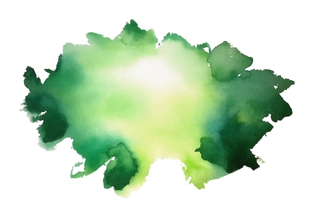 Free Vector | Abstract green watercolor stain texture background