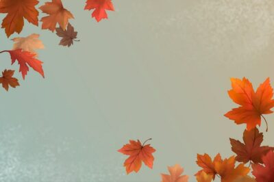 Free Vector | Autumn leaves background