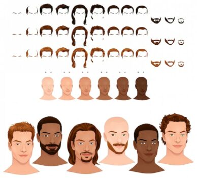 Free Vector | Avatar with different preferences