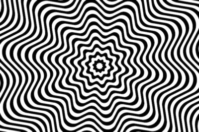 Free Vector | Background with psychedelic optical illusion