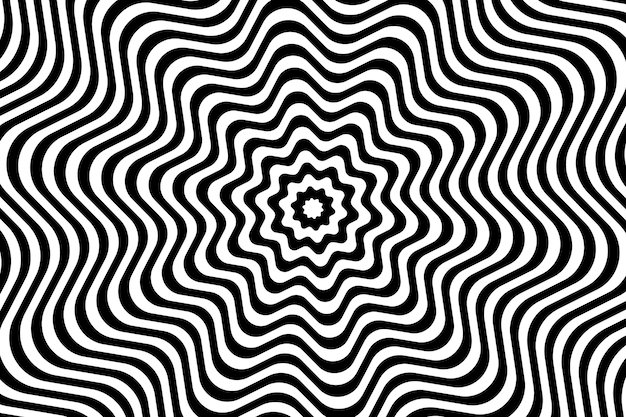 Free Vector | Background with psychedelic optical illusion