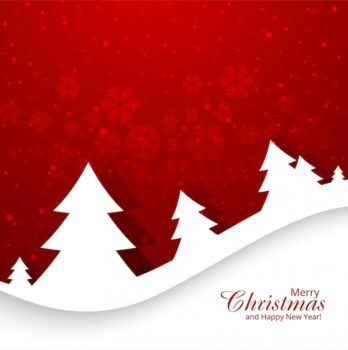 Free Vector | Beautiful merry christmas card with snowflake background