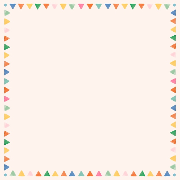 Free Vector | Blank colorful watercolor frame