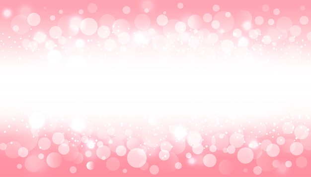 Free Vector | Blur bokeh light effect on pink background