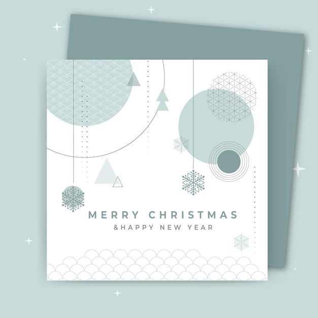 Free Vector | Christmas card concept