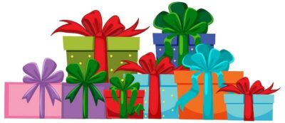 Free Vector | Christmas gift boxes pile