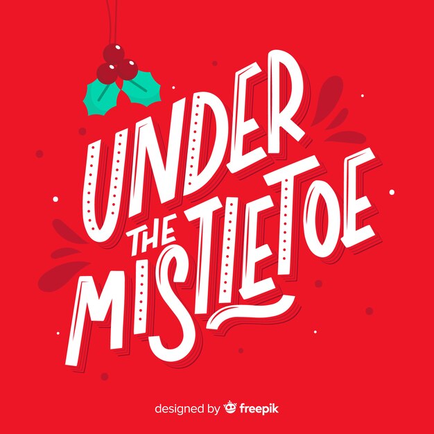 Free Vector | Christmas lettering