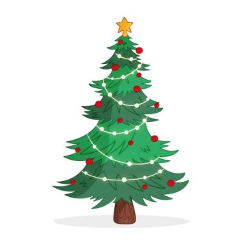 Free Vector | Christmas tree concept