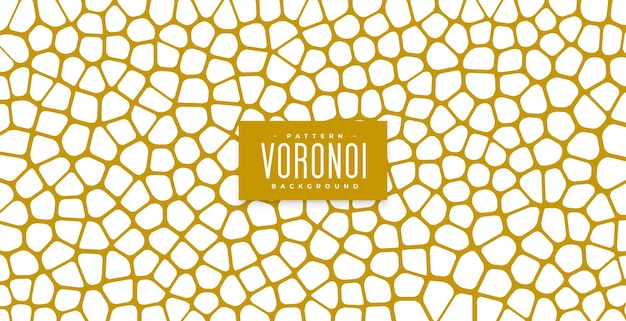 Free Vector | Classic voronoi pattern texture background