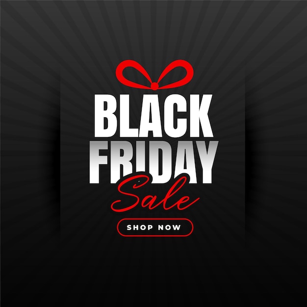 Free Vector | Creative black friday sale poster design