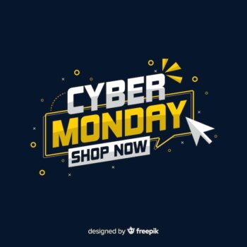 Free Vector | Cyber monday concept making you shop now