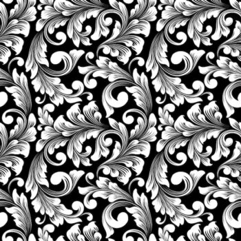 Free Vector | Damask seamless pattern