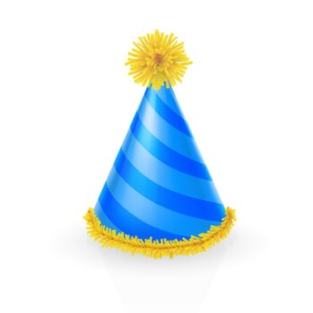Free Vector | Decorated party hat