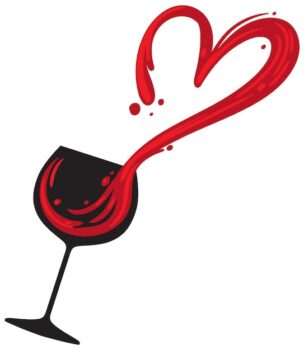Free Vector | Drinking red wine concept vector