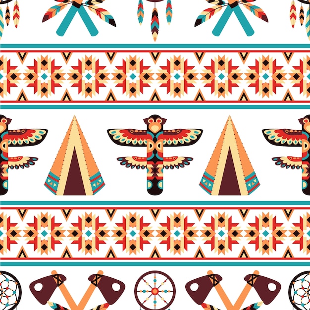 Free Vector | Ethnic border pattern design