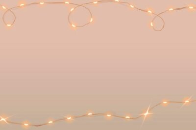 Free Vector | Festive pink background vector with glowing wired lights