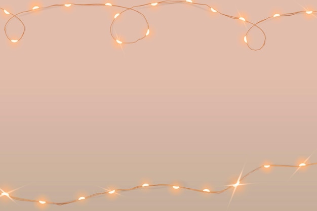 Free Vector | Festive pink background vector with glowing wired lights