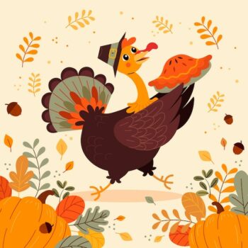 Free Vector | Flat thanksgiving illustration