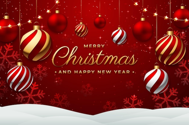 Free Vector | Gradient christmas background